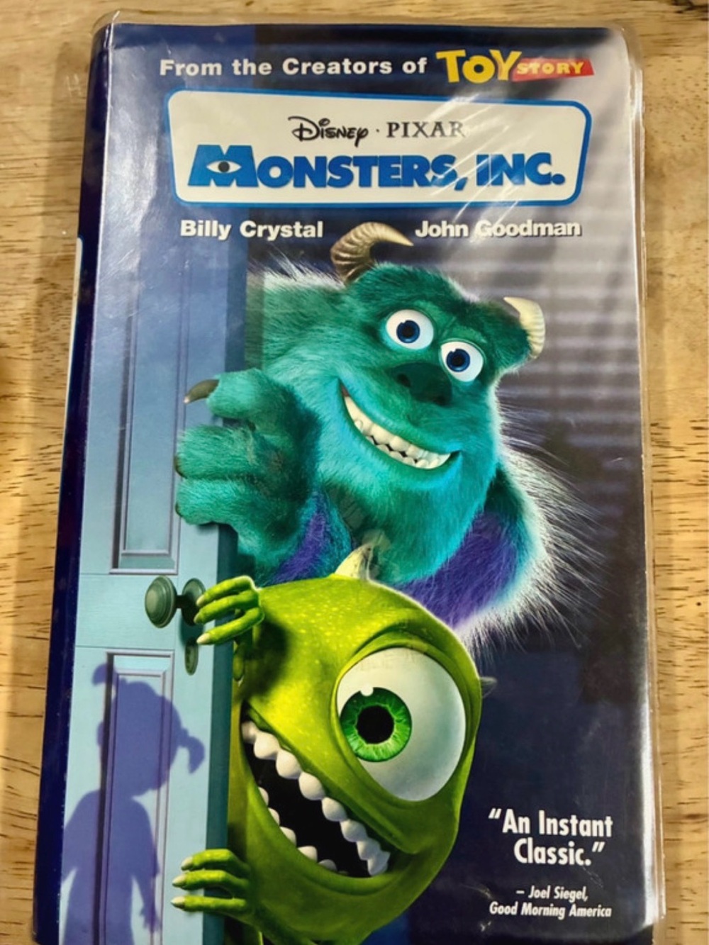 2001 Disney Pixar Monsters, Inc. VHS
